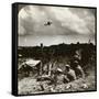 Mortars in the Trenches, World War I, 1914-1918-null-Framed Stretched Canvas