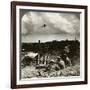 Mortars in the Trenches, World War I, 1914-1918-null-Framed Photographic Print