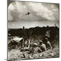 Mortars in the Trenches, World War I, 1914-1918-null-Mounted Photographic Print