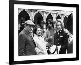 MORTE A VENEZIA / MORT A VENISE, 1971 directed by LUCHINO VISCONT On the set, Luchino Visconti and -null-Framed Photo