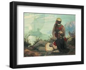 Morte d'Arthur, c.1862-John Mulcaster Carrick-Framed Giclee Print