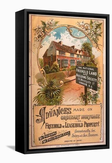 Mortgages Building Societies Estate Agents, UK, 1900-null-Framed Stretched Canvas