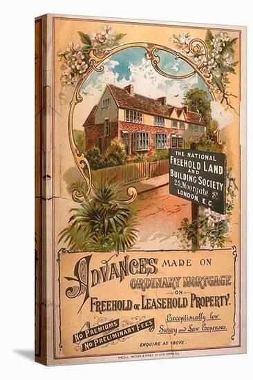 Mortgages Building Societies Estate Agents, UK, 1900-null-Stretched Canvas