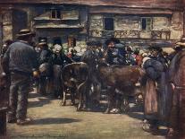 French Cattle Market 20C-Mortimer Menpes-Art Print