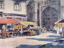 Brittany Veg. Market-Mortimer Menpes-Art Print