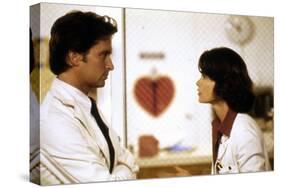 Morts suspectes Coma by Michael Crichton with Michael Douglas and Genevieve Bujold, 1978 (photo)-null-Stretched Canvas