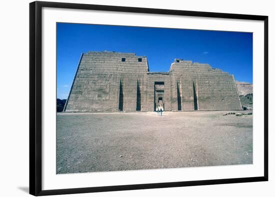 Mortuary Temple of Rameses III at Medinat Habu, Luxor, Egypt, 20th Dynasty, C12th Century Bc-CM Dixon-Framed Photographic Print