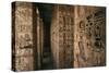 Mortuary Temple of Ramses III, Detail of Columns and Walls Carved with Figures and Heiroglyphs-null-Stretched Canvas