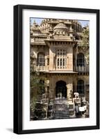 Morvi Temple (The Secretariat) an Administrative Building with a Hindu Temple in the Centre-Henry Wilson-Framed Photographic Print