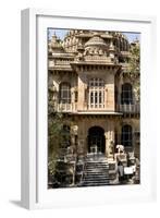 Morvi Temple (The Secretariat) an Administrative Building with a Hindu Temple in the Centre-Henry Wilson-Framed Photographic Print