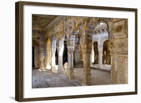 Morvi Temple (The Secretariat) an Administrative Building with a Hindu Temple in the Centre-Henry Wilson-Framed Photographic Print