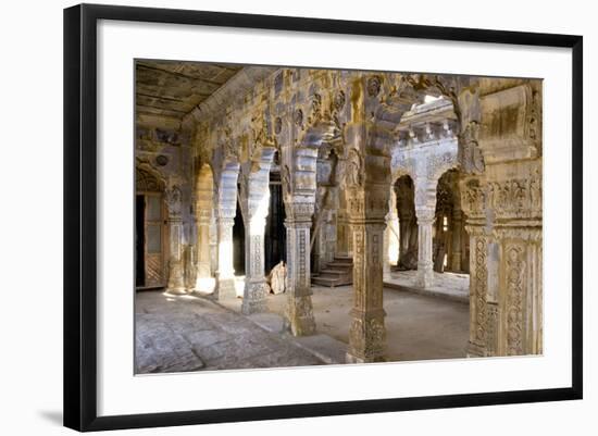 Morvi Temple (The Secretariat) an Administrative Building with a Hindu Temple in the Centre-Henry Wilson-Framed Photographic Print