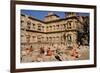 Morvi Temple (The Secretariat) an Administrative Building with a Hindu Temple in the Centre-Henry Wilson-Framed Photographic Print