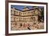 Morvi Temple (The Secretariat) an Administrative Building with a Hindu Temple in the Centre-Henry Wilson-Framed Photographic Print