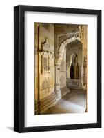 Morvi Temple (The Secretariat) an Administrative Building with a Hindu Temple in the Centre-Henry Wilson-Framed Photographic Print