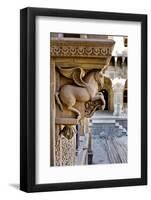 Morvi Temple (The Secretariat) an Administrative Building with a Hindu Temple in the Centre-Henry Wilson-Framed Photographic Print