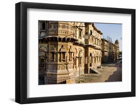 Morvi Temple (The Secretariat) an Administrative Building with a Hindu Temple in the Centre-Henry Wilson-Framed Photographic Print