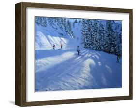 Morzine, Ski Run-Andrew Macara-Framed Giclee Print