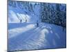 Morzine, Ski Run-Andrew Macara-Mounted Giclee Print