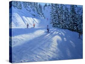 Morzine, Ski Run-Andrew Macara-Stretched Canvas