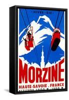 Morzine-Vintage Apple Collection-Framed Stretched Canvas