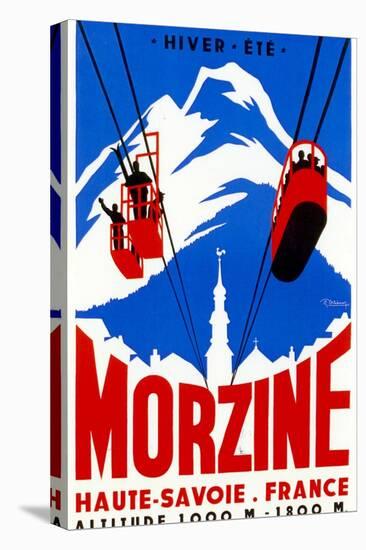 Morzine-Vintage Apple Collection-Stretched Canvas