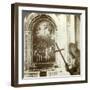 Mosaic Above the Altar of Transfiguration, St Peter's Basilica, Rome, Italy-Underwood & Underwood-Framed Photographic Print