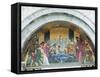 Mosaic Above the Entrance to St. Mark's Basilica Depicts St. Mark's Funeral, Venice, Italy-Rob Tilley-Framed Stretched Canvas