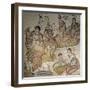 Mosaic Art Depicting Life of Alexander the Great, from Lebanon, Baalbek Odeon-null-Framed Giclee Print