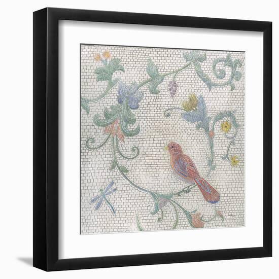 Mosaic Birds II-Wellington Studio-Framed Art Print