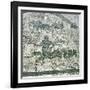 Mosaic, Carts Pulled by Mules with Travellers, Cisarii. C1st Century Ad-null-Framed Photographic Print