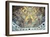 Mosaic Ceiling, Baptistry of St John, Florence, Italy-Peter Thompson-Framed Photographic Print