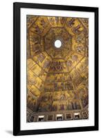 Mosaic Ceiling of Dome of the Battistero (Baptistry)-Nico Tondini-Framed Photographic Print