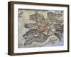 Mosaic, Currently in the Museum, Taken from the Greek and Roman Site of Cyrene, Libya-Ethel Davies-Framed Photographic Print