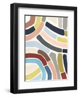 Mosaic Curve I-June Vess-Framed Art Print