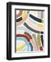 Mosaic Curve I-June Vess-Framed Art Print