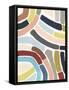 Mosaic Curve I-June Vess-Framed Stretched Canvas