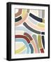 Mosaic Curve I-June Vess-Framed Art Print