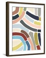 Mosaic Curve I-June Vess-Framed Art Print