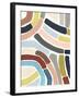 Mosaic Curve I-June Vess-Framed Art Print