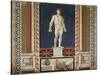 Mosaic Depicting a Boxer in the Gym. Roman Civilization-null-Stretched Canvas