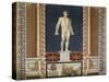 Mosaic Depicting a Boxer in the Gym. Roman Civilization-null-Stretched Canvas