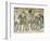 Mosaic Depicting a Quadriga During Chariot Racing in Circus-null-Framed Giclee Print