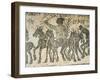 Mosaic Depicting a Quadriga During Chariot Racing in Circus-null-Framed Giclee Print