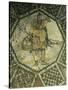 Mosaic Depicting a Young Shepherd Carrying a Basket of Cheese-null-Stretched Canvas