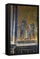 Mosaic Depicting Archangel Gabriel, Half Dome of Apse of Hagia Sophia, Historic Areas of Istanbul-null-Framed Stretched Canvas