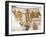 Mosaic Depicting Banquet Scene with Musicians and Servants, from Carthage-null-Framed Giclee Print