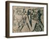 Mosaic Depicting Battle of Fel and Fol-null-Framed Giclee Print