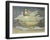 Mosaic Depicting Bowl with Doves, from Academy in Villa Adriana in Tivoli, Lazio-null-Framed Giclee Print