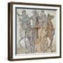 Mosaic Depicting Chariot Race, from Spain, 3rd Century-null-Framed Giclee Print